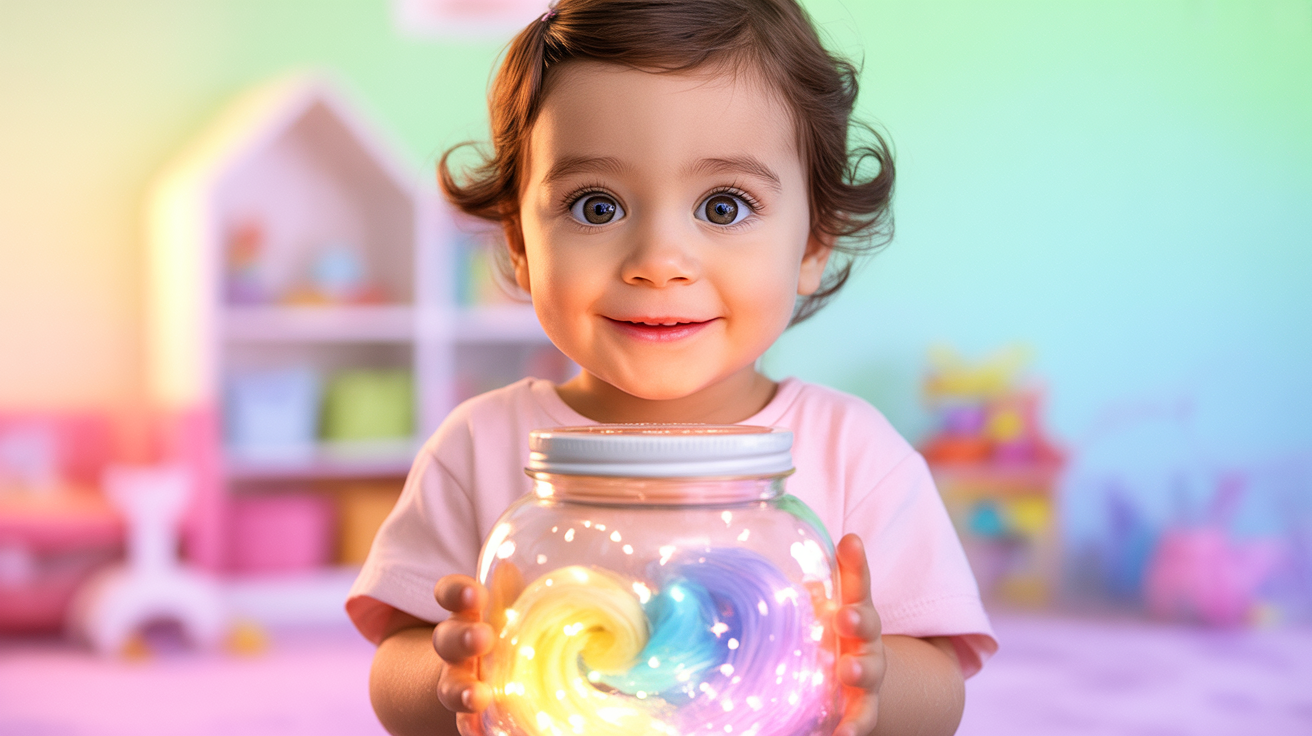 Borcanul magic cu sclipici: Cum să transformi agitația copilului în liniște prin vizualizarea emoțiilor