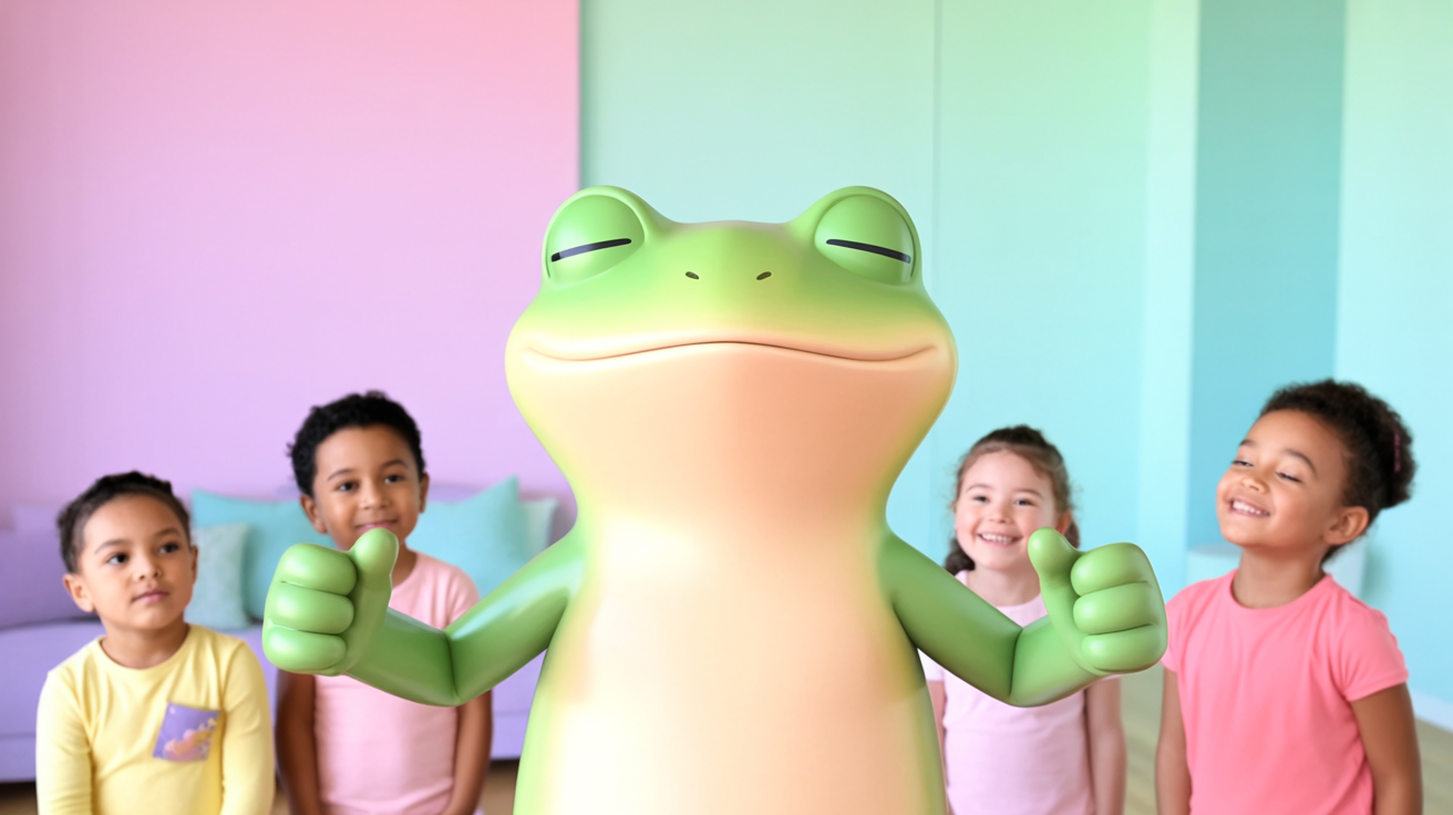 Exercițiul secret al broscuței: Cum să-ți ajuți copilul să elibereze stresul prin tensiune și relaxare musculară