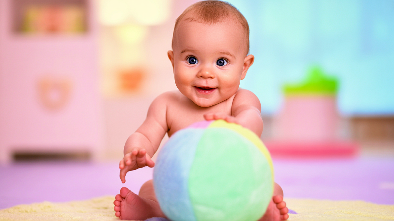 Jocuri cu mingea: distracție și dezvoltare pentru micuții de 12-18 luni