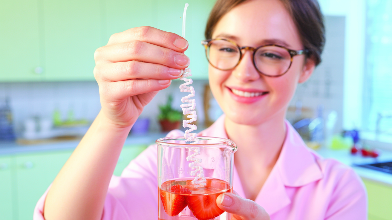 Cum să extragi ADN-ul din căpșuni în bucătărie: un experiment de genetică vizibilă și magică