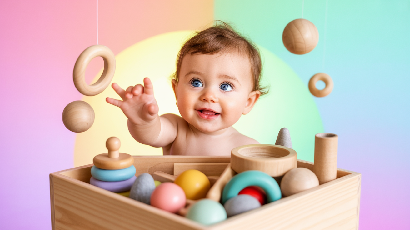 Cutia cu comori: cum să folosești Loose Parts sigure pentru dezvoltarea bebelușului