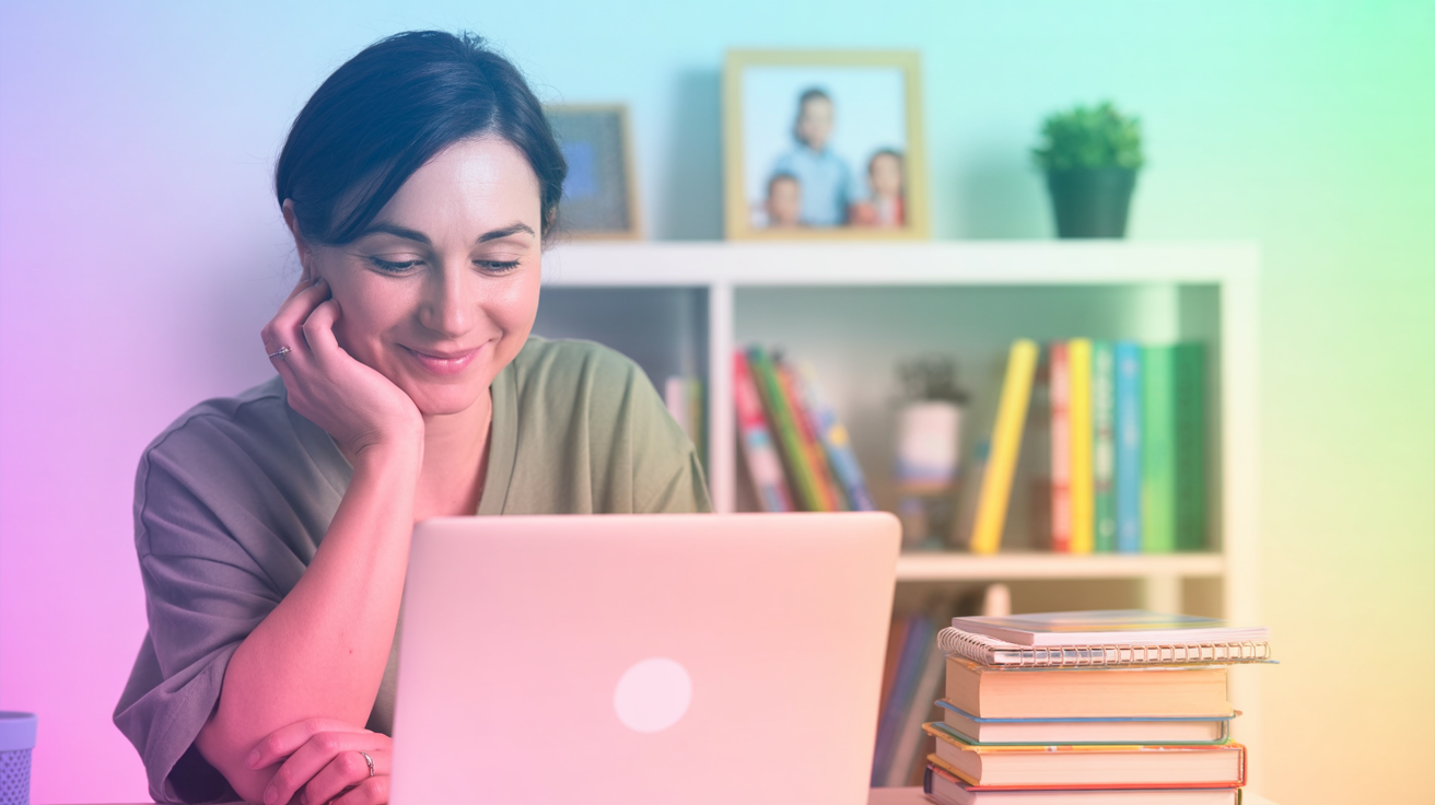 Background learning pentru video calls: activități silențioase și educative pentru părinții care lucrează