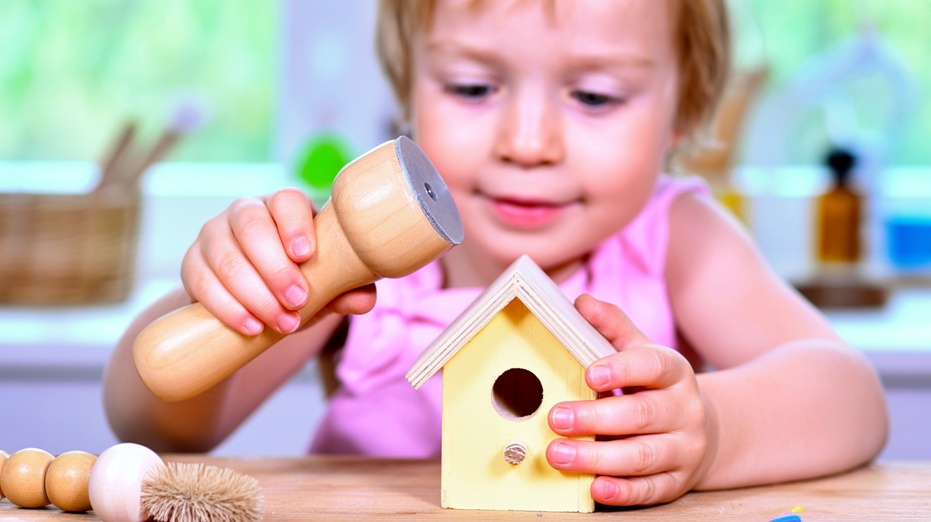 Arta lemnului în mâini mici: cum realizăm decorațiuni magice cu unelte sigure