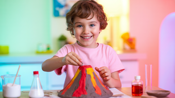 Construiește acasă un vulcan eruptiv: Descoperă magia științei prin reacții chimice spectaculoase