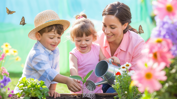 Grădinăritul cu copiii: Transformă curtea într-o sală de clasă vie și plină de magie