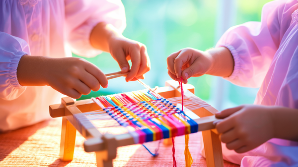 Țesutul pe ramă: o poartă magică spre arta tradițională românească și creativitate pentru copii