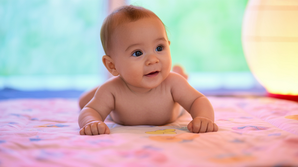 Poziționarea bebelușului pentru dezvoltare optimă: Tummy time și beneficiile sale