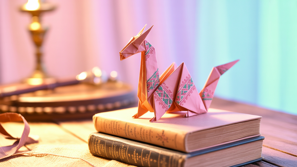 Origami cu motive românești: cum arta japoneză aduce la viață poveștile folclorului național