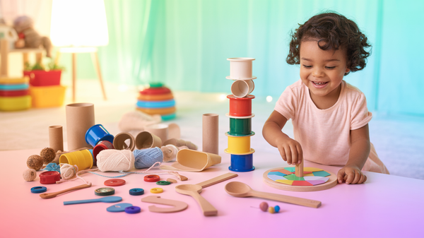 Lista completă cu 100 de materiale Loose Parts din casă: cum transformi obiecte românești simple în joc creativ