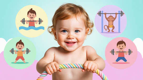 Dezvoltarea forței brațelor: 5 jocuri de tragere și împingere care îți transformă copilul în micul Hercule