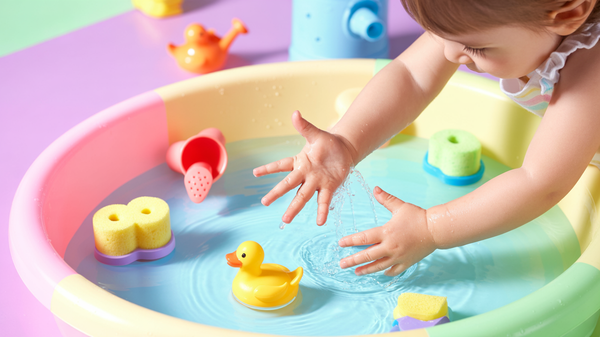 10 jocuri simple cu apă care îi dezvoltă motricitatea fină copilului tău