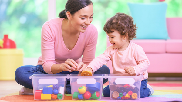 Cum să transformi obiectele de prin casă în instrumente de geniu: Jocul de sortare care dezvoltă logica și motricitatea